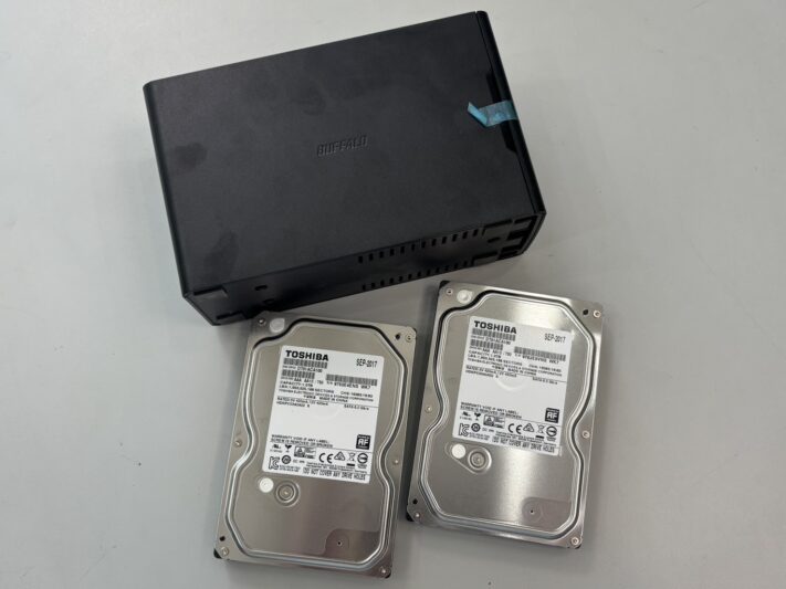 NAS【TOSHIBA DT01ACA100 1TB】BUFFALO LS220D0202C データ復旧（法人ユーザーT様｜富山県）